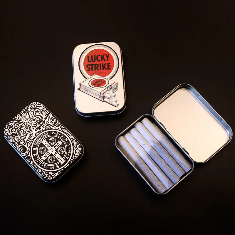 1pc Fashion Tin Storage Box Tobacco Box 7 cm umidor Rolling Paper Box Cigarette Case Box Holder Smoking Accessories
1pc Fashion Tin Storage Box Tobacco Box 7 cm umidor Rolling Paper Box Cigarette Case Box Holder Smoking Accessories