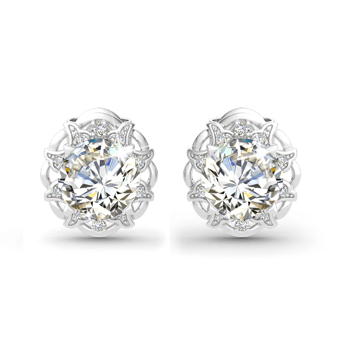 1ctw Round Moissanite Stud Earrings Silver 925 Real Wedding Earring For Women Top Quality Trend Fine Jewelry Gift Wholesale
1ctw Round Moissanite Stud Earrings Silver 925 Real Wedding Earring For Women Top Quality Trend Fine Jewelry Gift Wholesale