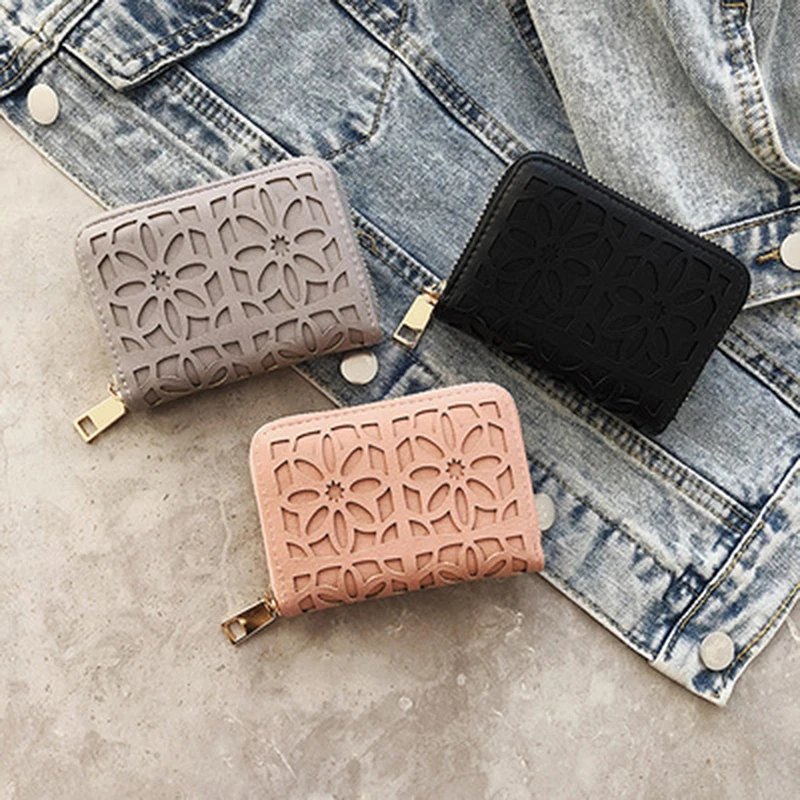Women Wallet Hollow Out Coin Keychain Purse Card Bag Organizer Bag New Credit Card Holder Simple Key Holder Case Mini Bags
Women Wallet Hollow Out Coin Keychain Purse Card Bag Organizer Bag New Credit Card Holder Simple Key Holder Case Mini Bags