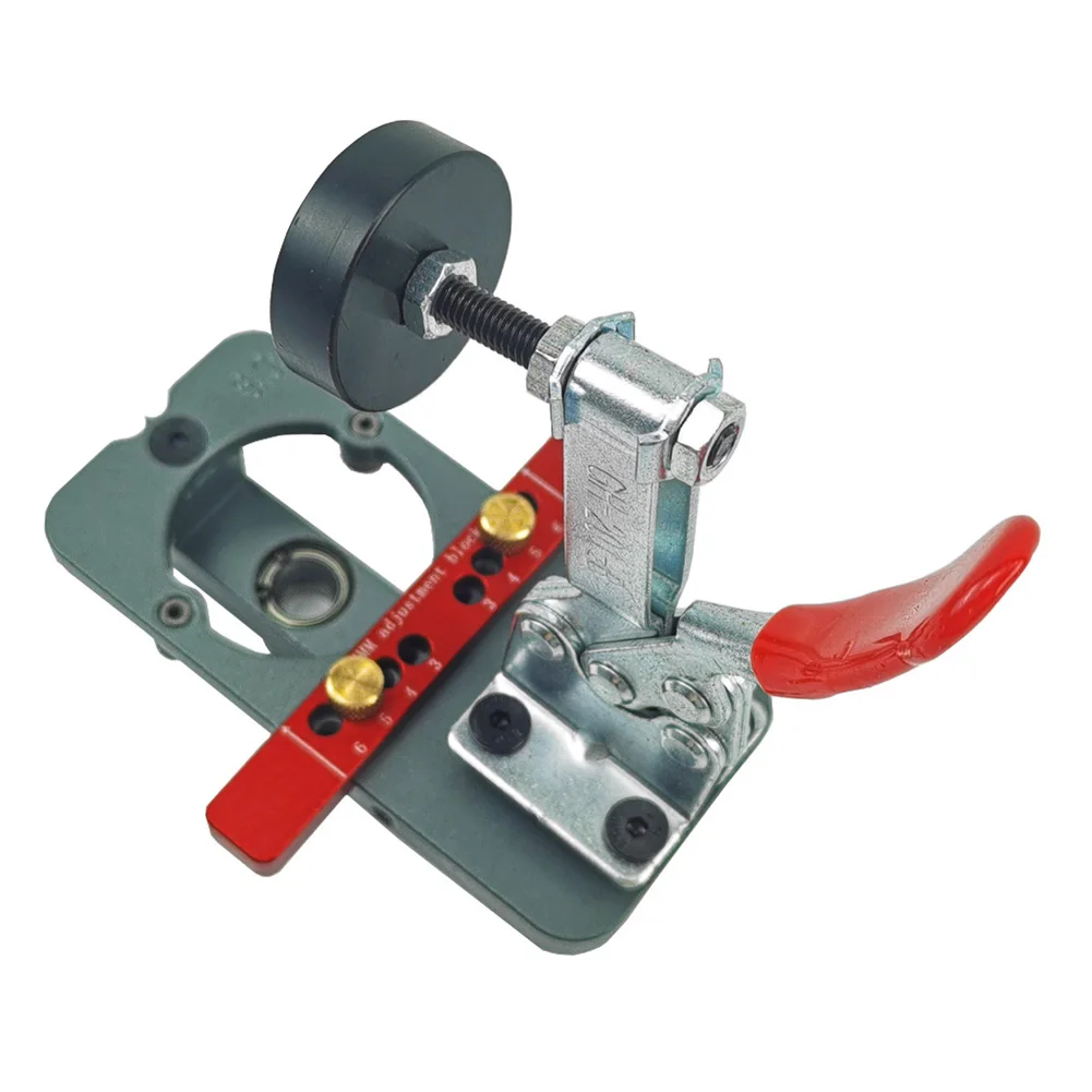 Woodworking 35mm Hole Drilling Guide Locator Multipurpose Hole Drilling Locator Tool Installation Adjustable for Cupboard Plate
Woodworking 35mm Hole Drilling Guide Locator Multipurpose Hole Drilling Locator Tool Installation Adjustable for Cupboard Plate