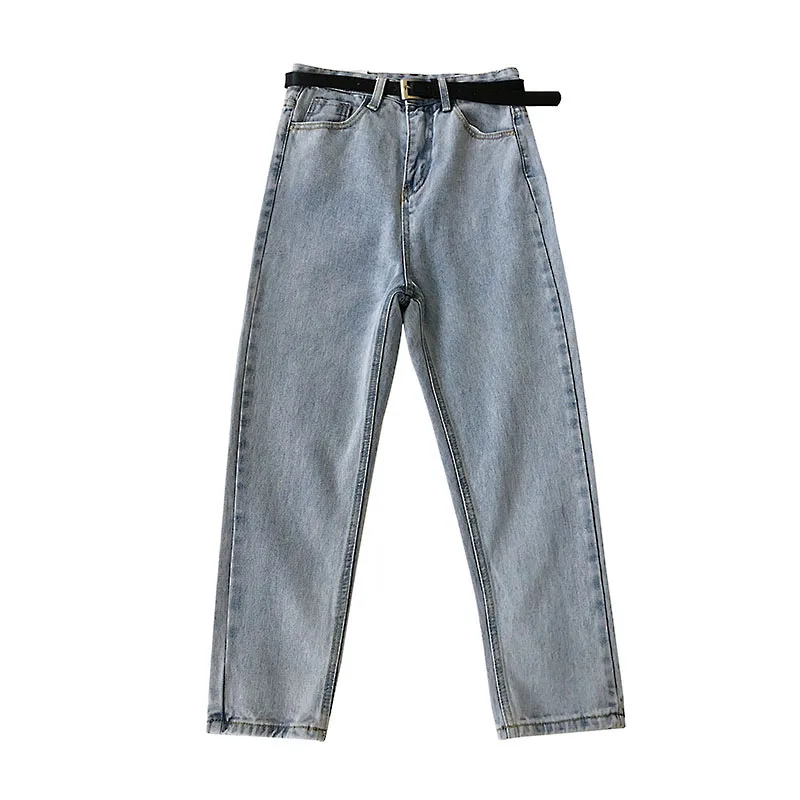 Basic High Waist Jeans Women's 2019 Autumn New Korean Students Casual All-match Slim Harem Pants Waistband
Basic High Waist Jeans Women's 2019 Autumn New Korean Students Casual All-match Slim Harem Pants Waistband