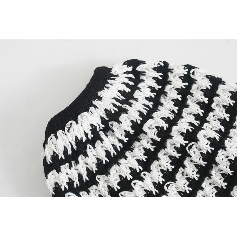 Fashion Za Women Sweaters 2020 Sweet Stripe O-Neck Casual Lantern Sleeve Loose Knitting Pullover Sweater Jumper Tops
Fashion Za Women Sweaters 2020 Sweet Stripe O-Neck Casual Lantern Sleeve Loose Knitting Pullover Sweater Jumper Tops