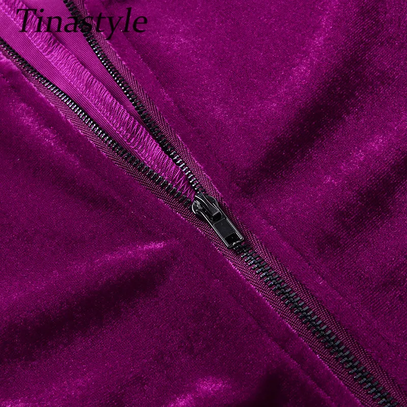 Tinastyle Zip Up Long Sleeve Bodycon Jumpsuit for Women Pleated Fitness Playsuit Jumpsuits Romper 2020 Solid Fashion Streetwear
Tinastyle Zip Up Long Sleeve Bodycon Jumpsuit for Women Pleated Fitness Playsuit Jumpsuits Romper 2020 Solid Fashion Streetwear