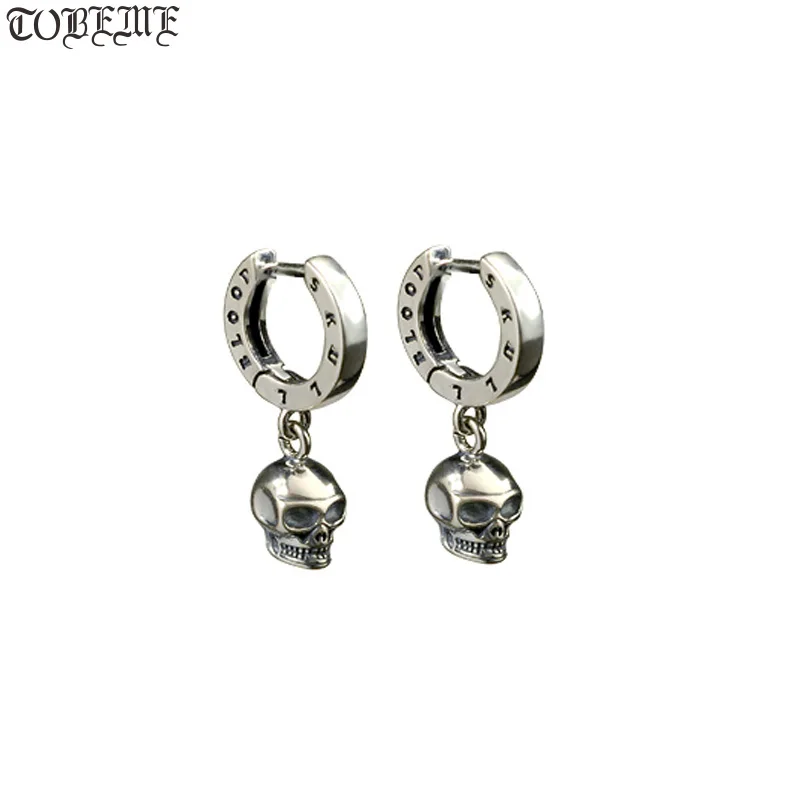 NEW! Vintage 925 Silver Skeleton Earrings Thai Silver Skull Earrings Real Silver Unisex Punk Earrings Jewelry Gift
NEW! Vintage 925 Silver Skeleton Earrings Thai Silver Skull Earrings Real Silver Unisex Punk Earrings Jewelry Gift