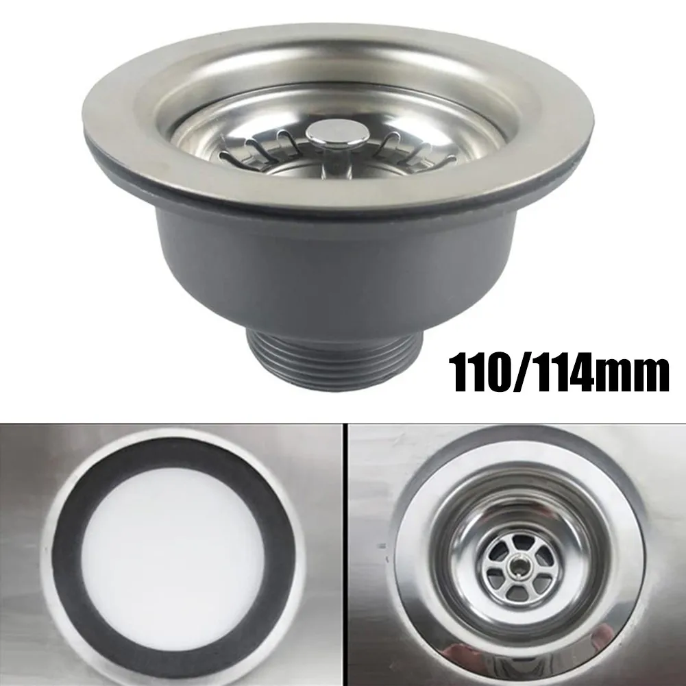 Kitchen Water Sink Filter Sink Basket Strainer Kitchen Tool Stainless Steel Bathroom Floor Drain Cover Shower Hair Catche Stoppe
Kitchen Water Sink Filter Sink Basket Strainer Kitchen Tool Stainless Steel Bathroom Floor Drain Cover Shower Hair Catche Stoppe