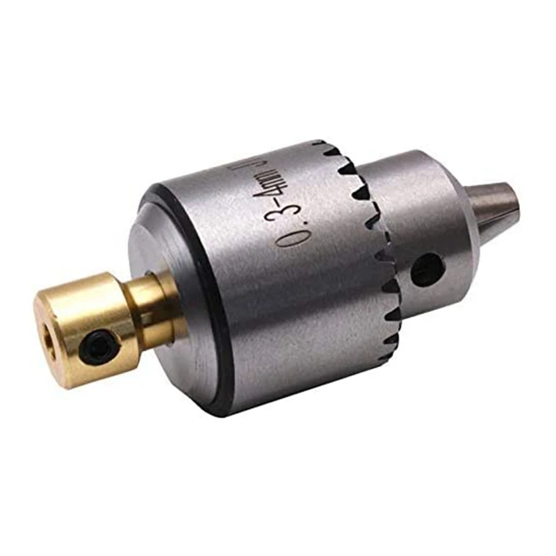 Mini Drill Chuck 0.3-4mm Jto Taper Mount Drill Chuck and Wrench with Chuck Key Lathe Accessories
Mini Drill Chuck 0.3-4mm Jto Taper Mount Drill Chuck and Wrench with Chuck Key Lathe Accessories