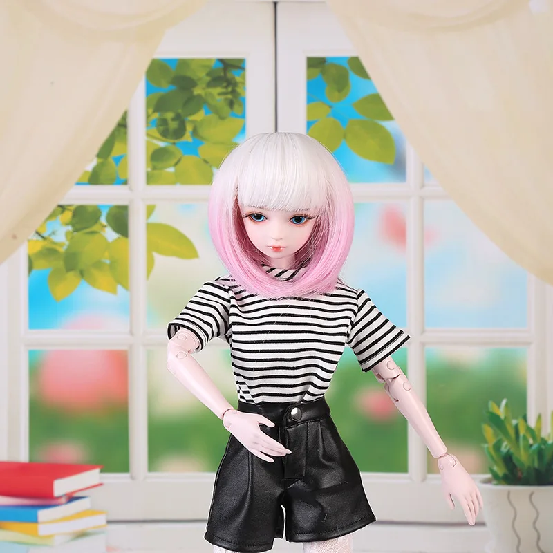 Cataleya-1/3 1/4 High Temperature Resistant Shiny BJD Fiber Short Wig
Cataleya-1/3 1/4 High Temperature Resistant Shiny BJD Fiber Short Wig