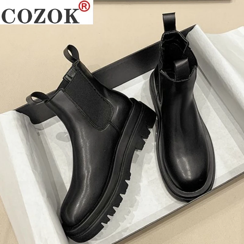 Women Chunky Heel Ankle Boots Women Shoes Autumn Brand Designer Chelsea Boots Female Platform Boots Lasdies Plus Size 35-43
Women Chunky Heel Ankle Boots Women Shoes Autumn Brand Designer Chelsea Boots Female Platform Boots Lasdies Plus Size 35-43