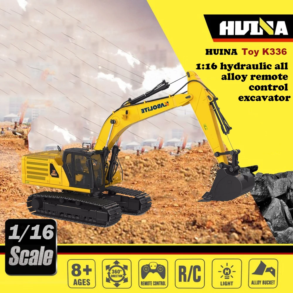 Huina K336 1:14 Upgrade Full Metal Excavator Dump Truck Kids Toy Remote Control Bulldozer 18Ch Toy For Kid Boy
Huina K336 1:14 Upgrade Full Metal Excavator Dump Truck Kids Toy Remote Control Bulldozer 18Ch Toy For Kid Boy