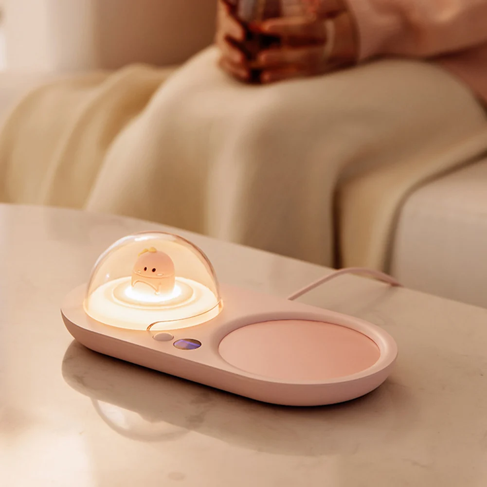 Warmer Water Cup Pad Colorful Change Lighting Aromatherapy Night Light Heating Constant Coffee Milk Bottle Warm Cup
Warmer Water Cup Pad Colorful Change Lighting Aromatherapy Night Light Heating Constant Coffee Milk Bottle Warm Cup