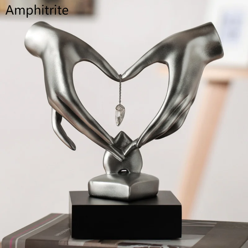 Hand Heart Shaped Figures Crystal Art Sculpture Craftsmanship Resin Home Decoration Accessories Living Room Birthday Present
Hand Heart Shaped Figures Crystal Art Sculpture Craftsmanship Resin Home Decoration Accessories Living Room Birthday Present
