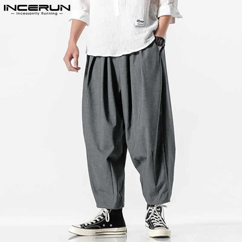 New Men Fashion Linen Slacks Trousers All-match Stylish Loose Solid Color Comfortable Casual Streetwear Pantalones S-5XL INCERUN
New Men Fashion Linen Slacks Trousers All-match Stylish Loose Solid Color Comfortable Casual Streetwear Pantalones S-5XL INCERUN