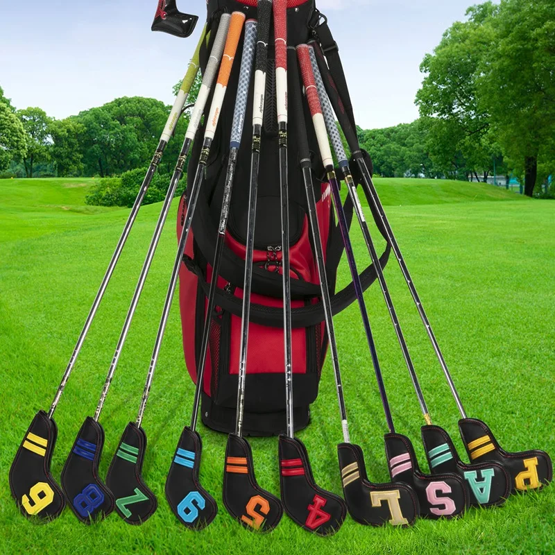 11Pcs Portable Golf Iron Headcover Golf Club Head Cover Protector Waterproof Sleeve Tape Fasteners
11Pcs Portable Golf Iron Headcover Golf Club Head Cover Protector Waterproof Sleeve Tape Fasteners