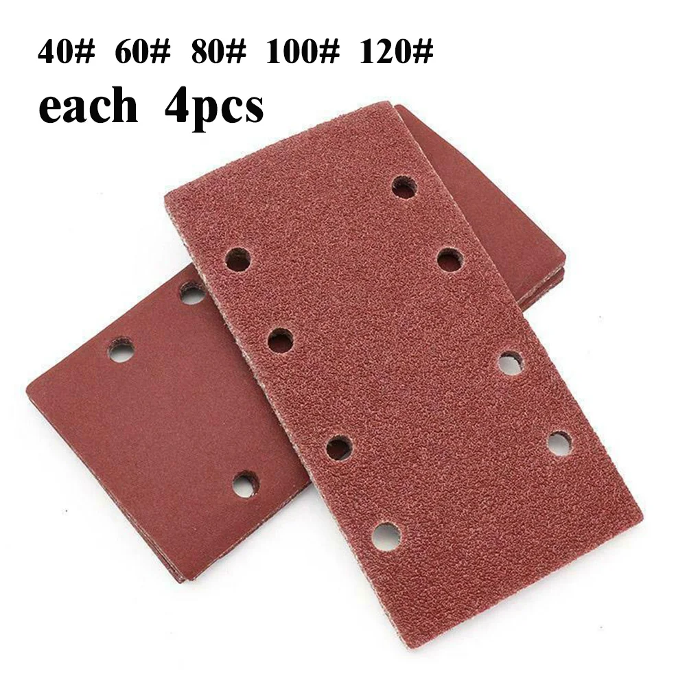 20X Sandpaper Sanding Sheets 1/3 Punched Hook&Loop Mixed Grits 40/60/80/100/120 20 Sheets Of Sandpaper 93*185mm
20X Sandpaper Sanding Sheets 1/3 Punched Hook&Loop Mixed Grits 40/60/80/100/120 20 Sheets Of Sandpaper 93*185mm