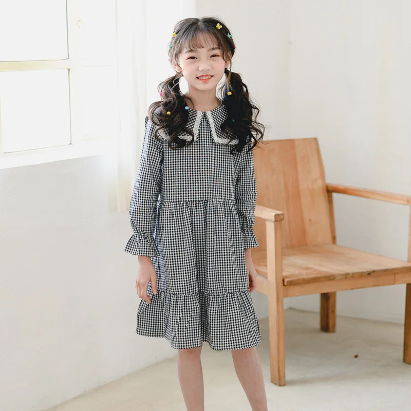 2020 Spring New Fashion Preppy Style Girls Dresses Baby Girls Plaid Dresses Navy Collar Cute Princess Dresses for Girls, #8284
2020 Spring New Fashion Preppy Style Girls Dresses Baby Girls Plaid Dresses Navy Collar Cute Princess Dresses for Girls, #8284