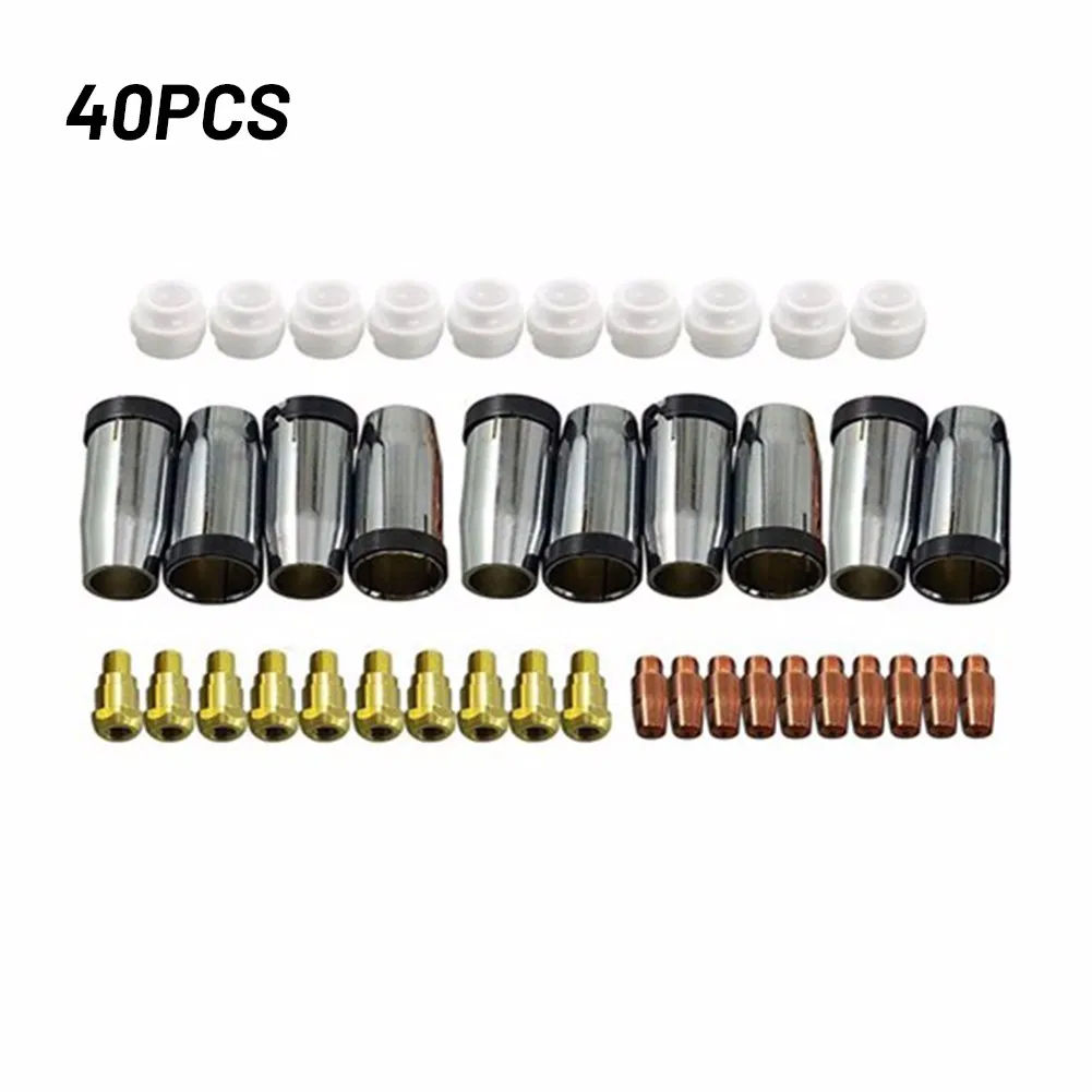 40pcs Consumables Tip Electrode Shield Cups Swir Gas Ring Of The MIG 24KD New And High Quality///durable And Practical To Use
40pcs Consumables Tip Electrode Shield Cups Swir Gas Ring Of The MIG 24KD New And High Quality///durable And Practical To Use