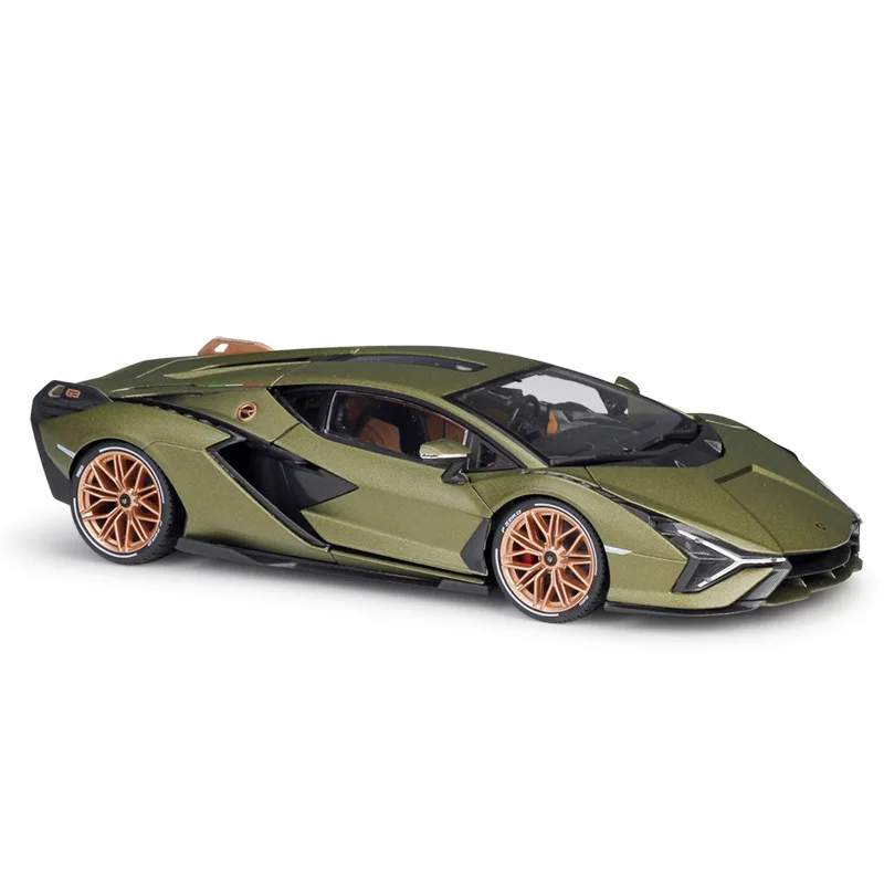 

Модель литая автомобиля из сплава Bburago 1:18 Lamborghini Sian FKP37, коллекционная игрушка, подарок на Рождество