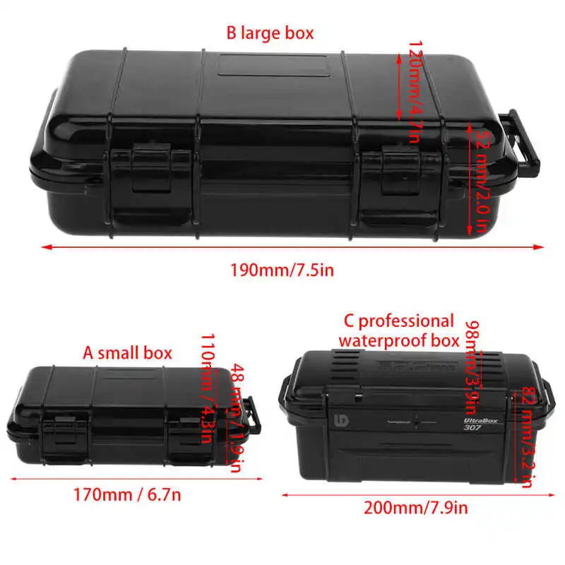 3 Types Outdoor Shockproof and Pressure-proof Waterproof Case Sealed Box Survival Storage Case
3 Types Outdoor Shockproof and Pressure-proof Waterproof Case Sealed Box Survival Storage Case