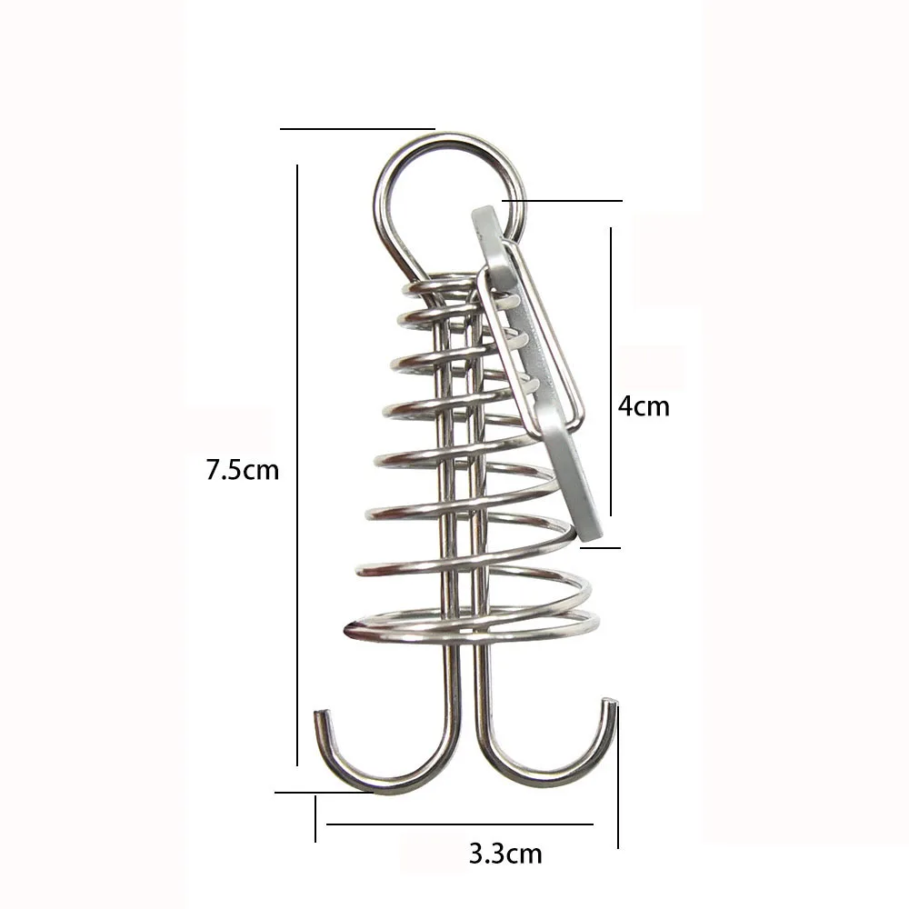 10 Pcs Awning Tent Fixed Hook Buckle Plank Floor Spring Nails Fixed Hook Windproof Outdoor Buckle Camping Accessories
10 Pcs Awning Tent Fixed Hook Buckle Plank Floor Spring Nails Fixed Hook Windproof Outdoor Buckle Camping Accessories