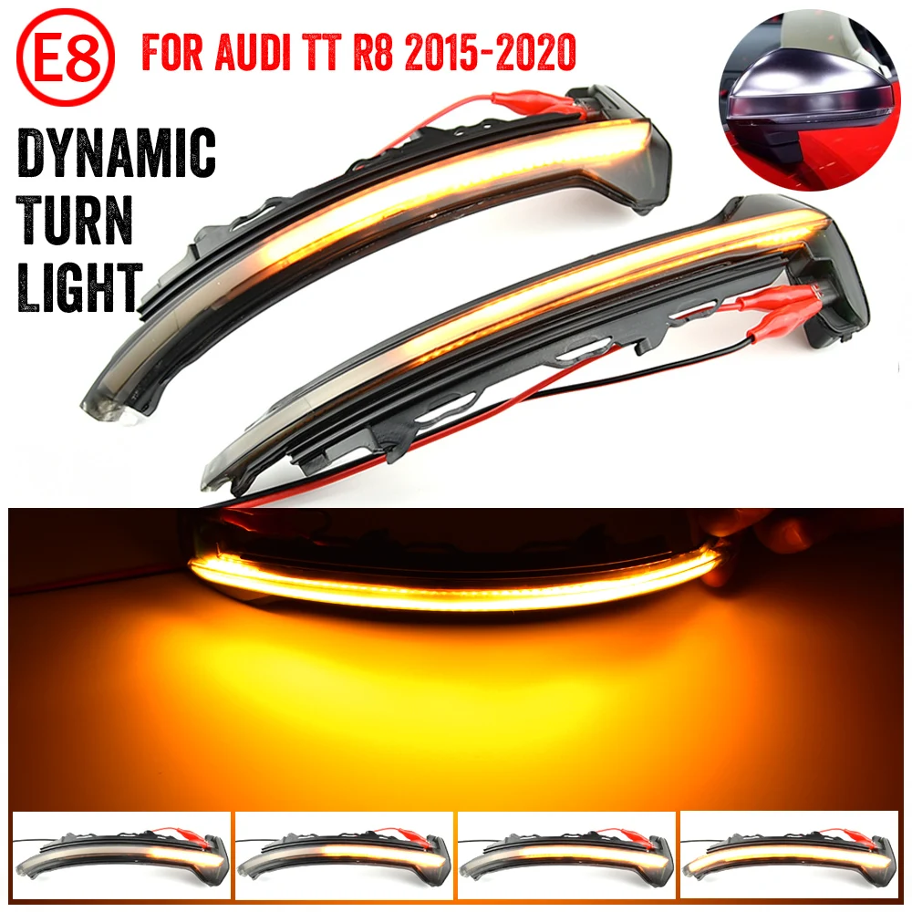 For Audi TT TTS TTRS MK3 8S 2015-2020 For Audi R8 2016-2020 2X Smoke LED Dynamic Mirror Blinker Light Turn Signal Lamp
For Audi TT TTS TTRS MK3 8S 2015-2020 For Audi R8 2016-2020 2X Smoke LED Dynamic Mirror Blinker Light Turn Signal Lamp