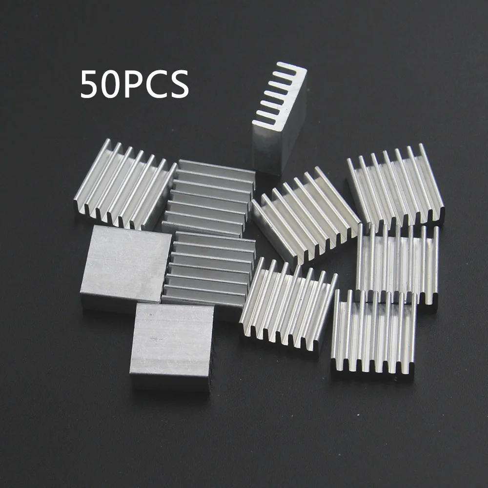 50pcs Extruded Aluminum heatsink 14x14x6mm for Chip VGA RAM LED IC electronic radiator COOLER cooling
50pcs Extruded Aluminum heatsink 14x14x6mm for Chip VGA RAM LED IC electronic radiator COOLER cooling