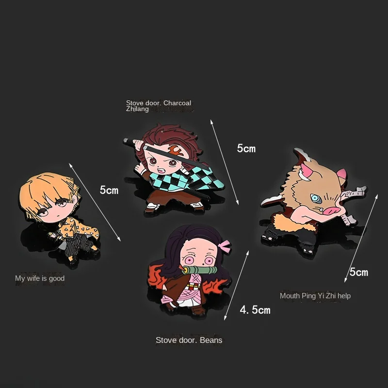 Dear-you Ghost Slayer Series Badge Creative Animation Peripheral Tanjirou My Wife Zeni Inosuke Brooch Clothing Bag Accessories
Dear-you Ghost Slayer Series Badge Creative Animation Peripheral Tanjirou My Wife Zeni Inosuke Brooch Clothing Bag Accessories