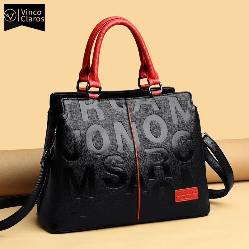 Letter Printing Handbags for Women 2020 Designer Luxury High Quality Leather Hand Bags for Women Fashion Shoulder Crossbody Bag
Letter Printing Handbags for Women 2020 Designer Luxury High Quality Leather Hand Bags for Women Fashion Shoulder Crossbody Bag