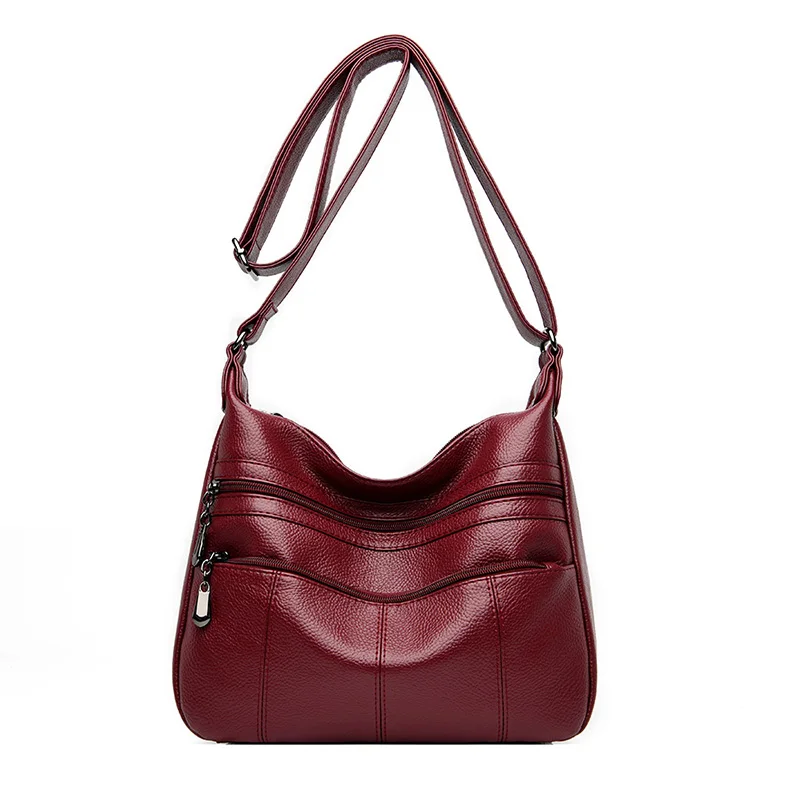 Solid Crossbody Bags for Women Messenger Bags Sac Female Shoulder Bag Soft Leather Handbags Bolsas Hand Bag Luxury Designer New
Solid Crossbody Bags for Women Messenger Bags Sac Female Shoulder Bag Soft Leather Handbags Bolsas Hand Bag Luxury Designer New