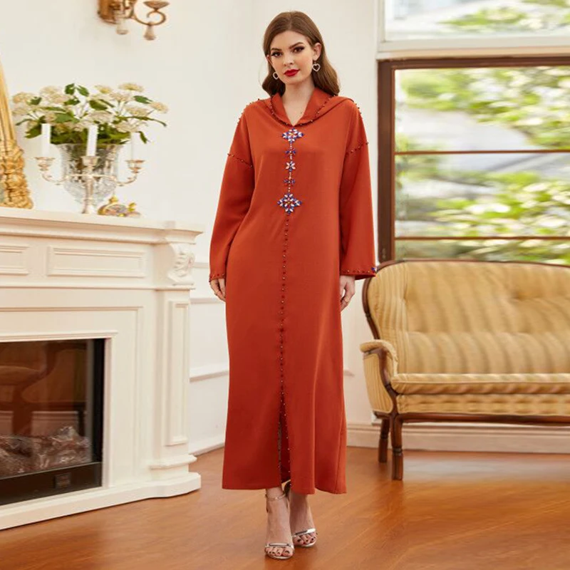 Ramadan Caftan Marocain Eid Mubarak Muslim Dress Abaya Dubai Turkey Islam Kaftan Dresses for Women Vestidos Robe Femme Longue
Ramadan Caftan Marocain Eid Mubarak Muslim Dress Abaya Dubai Turkey Islam Kaftan Dresses for Women Vestidos Robe Femme Longue