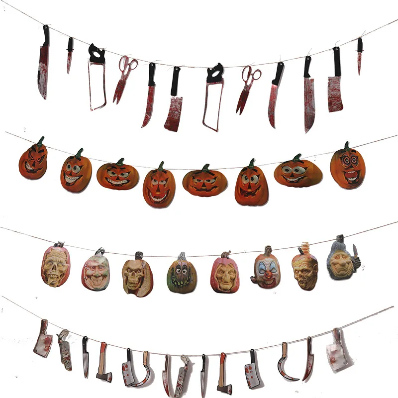 2021 New Cross-border Wholesale Halloween Pull Flag Hanging Venue Layout Decoration Props Haunted House Funny Tricky Decor 
2021 New Cross-border Wholesale Halloween Pull Flag Hanging Venue Layout Decoration Props Haunted House Funny Tricky Decor