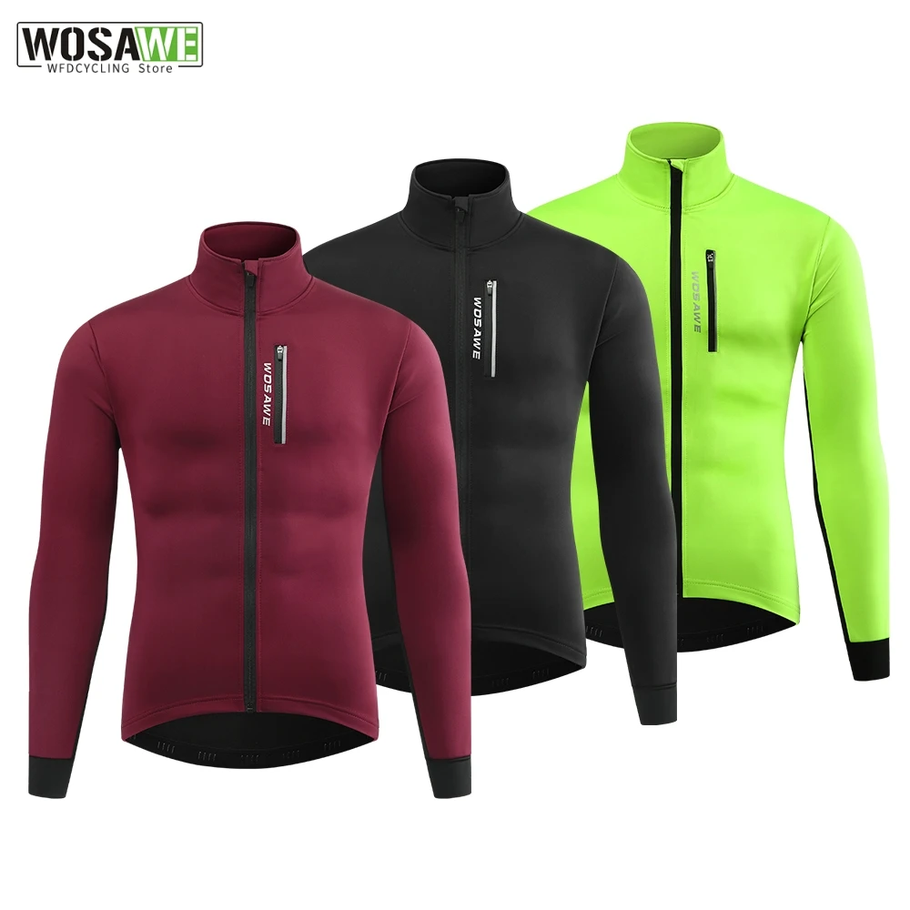 WOSAWE 2022 Winter Cycling Jersey Men's Windbreaker Thermal Fleece TOP Quality Men Brevet Long Sleeve Moutain Bike Jacket
WOSAWE 2022 Winter Cycling Jersey Men's Windbreaker Thermal Fleece TOP Quality Men Brevet Long Sleeve Moutain Bike Jacket