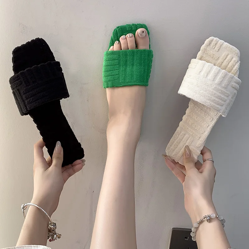Hot 2021 Women Flat Towel Sandals Comfortable Slippers Women's Home Sustainable Non Slip Slippers Sandals for Women's Slipper
Hot 2021 Women Flat Towel Sandals Comfortable Slippers Women's Home Sustainable Non Slip Slippers Sandals for Women's Slipper