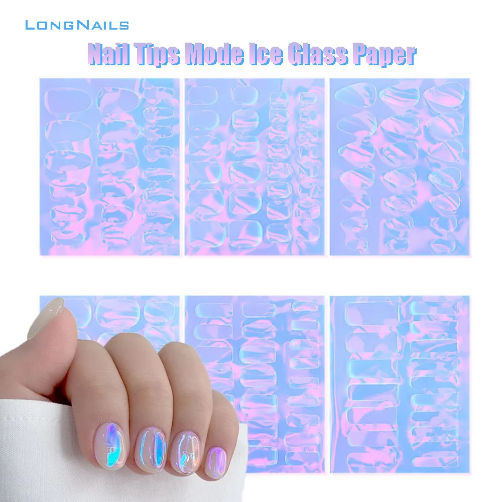 17-28pc/1sheet Fantasy Ice Cellophane Sticker Transparent Aurora Paper 6(Oval, Waterdrop) Mode Nail Tips Glass Stickers 8.5*10cm
17-28pc/1sheet Fantasy Ice Cellophane Sticker Transparent Aurora Paper 6(Oval, Waterdrop) Mode Nail Tips Glass Stickers 8.5*10cm