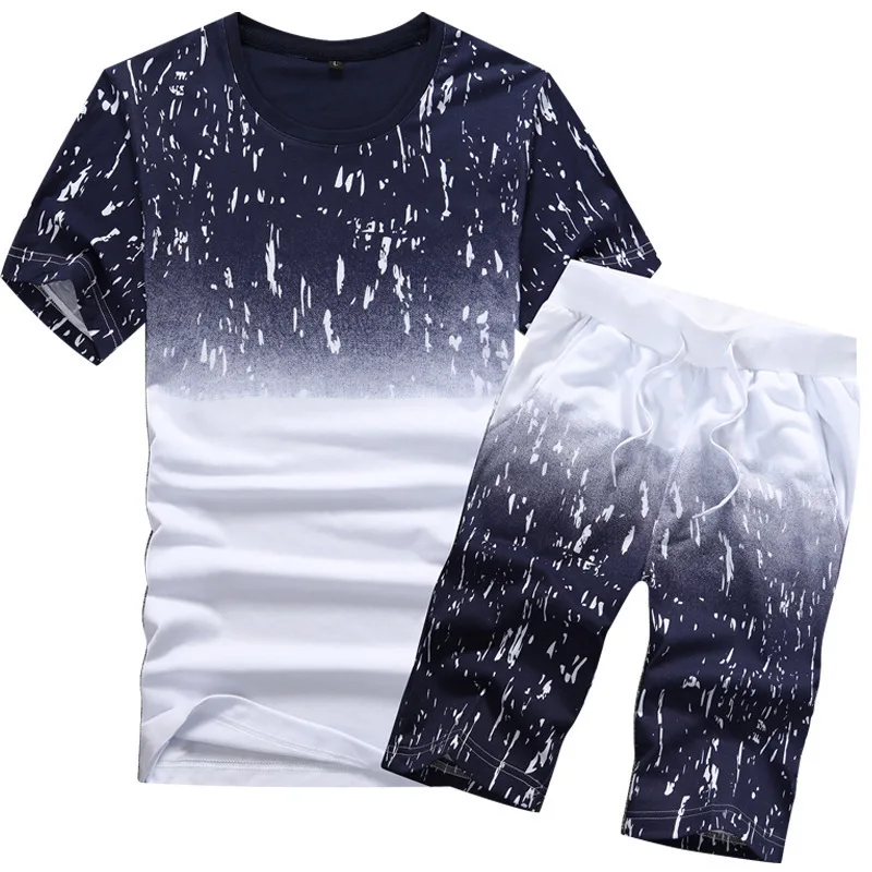 Men Clothing Set Fitness Tracksuit Summer Casual Men Shorts + T shirt Men's Suit 2 Pieces Sets
Men Clothing Set Fitness Tracksuit Summer Casual Men Shorts + T shirt Men's Suit 2 Pieces Sets
