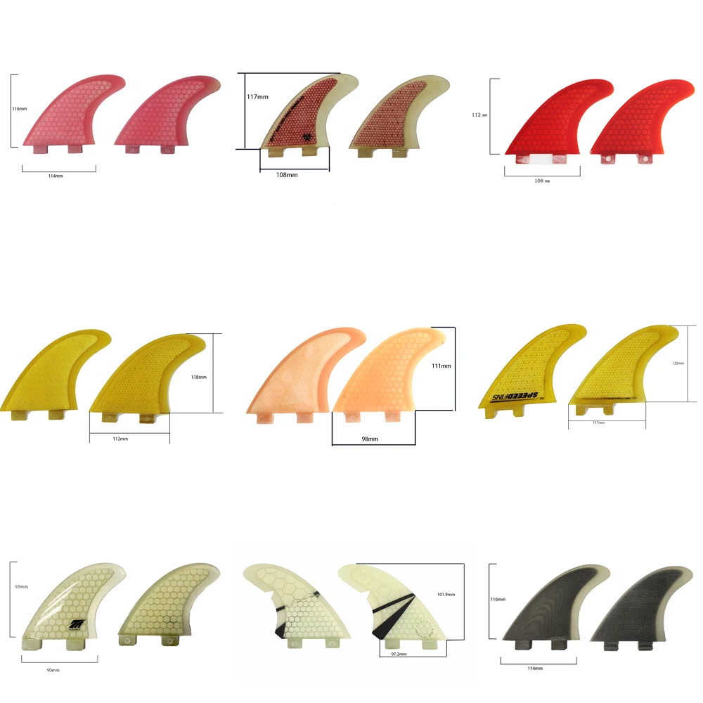 FCS colorful Surfboard Fins twins Fins Carbon Honeycomb Fiberglass Entertainment Surfing
FCS colorful Surfboard Fins twins Fins Carbon Honeycomb Fiberglass Entertainment Surfing