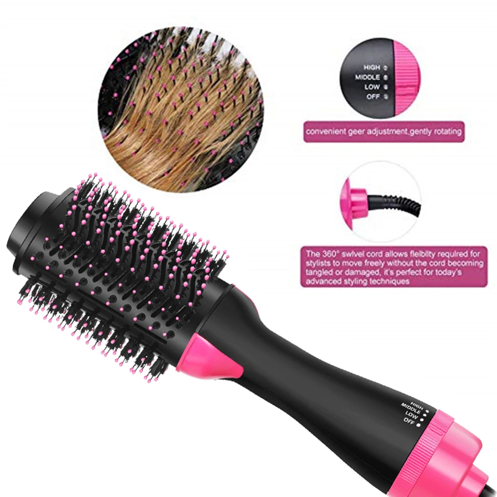Electric Hair Dryer Blow Dryer Hair Curling Iron Rotating Brush Hairdryer Hairstyling Tools Professional 5 In 1 hot-air brush
Electric Hair Dryer Blow Dryer Hair Curling Iron Rotating Brush Hairdryer Hairstyling Tools Professional 5 In 1 hot-air brush