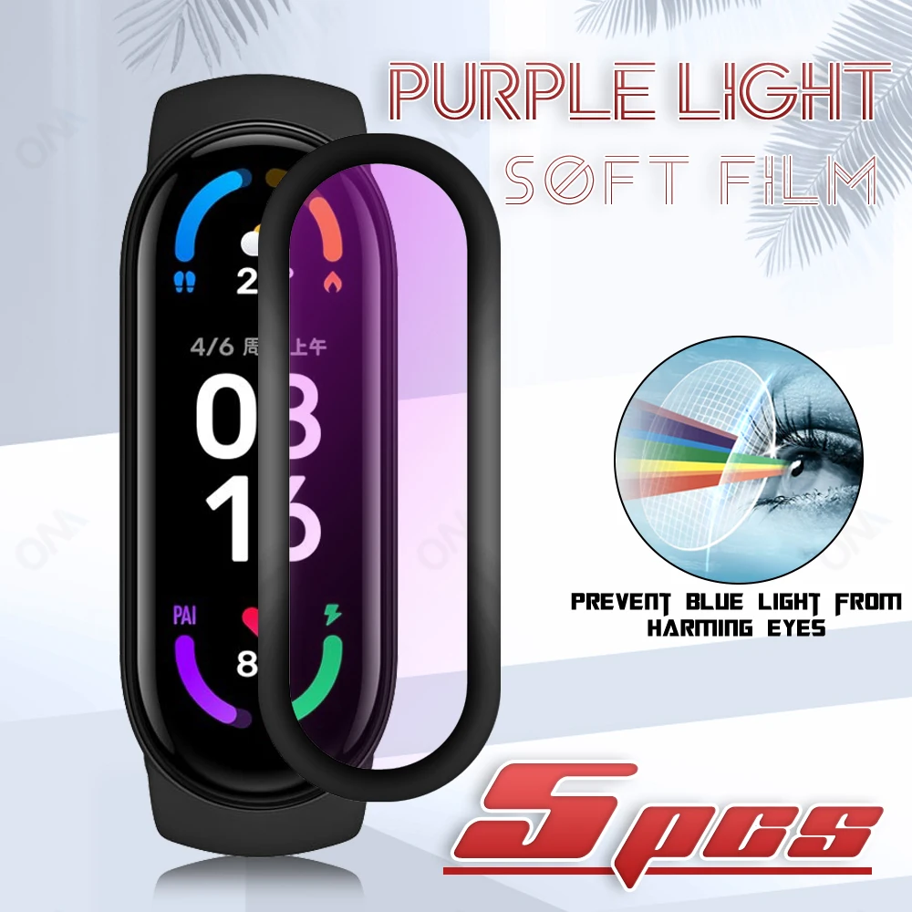 Anti-blue light Curved Edge Soft Screen Protector Film For Xiaomi Mi Band 4 5 6 nfc Smart Wristband Watch Protective Cover
Anti-blue light Curved Edge Soft Screen Protector Film For Xiaomi Mi Band 4 5 6 nfc Smart Wristband Watch Protective Cover