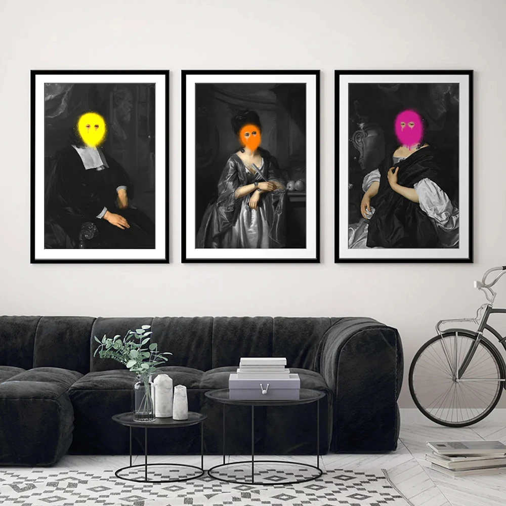 High Quality Canvas Print Historical Funny Lady Orange Pink Spray Paint Face Painting Vinatge Woman Wall Art Pictures Home Decor
High Quality Canvas Print Historical Funny Lady Orange Pink Spray Paint Face Painting Vinatge Woman Wall Art Pictures Home Decor