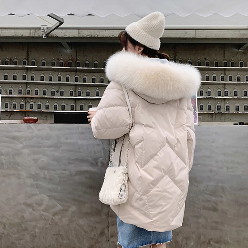 Big Real Raccoon Fur 2020 Winter Jacket Women Down Parkas Female Long Loose Hooded Thick Warm Jacket Women Down Cotton Coats
Big Real Raccoon Fur 2020 Winter Jacket Women Down Parkas Female Long Loose Hooded Thick Warm Jacket Women Down Cotton Coats