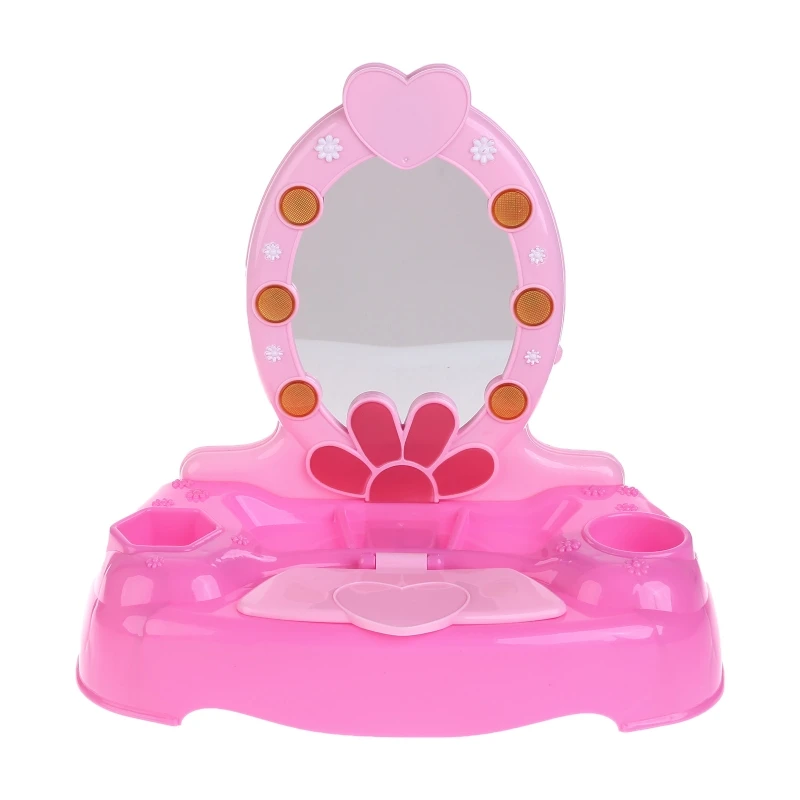 97BC Kids Beauty Makeup Dressing Table Pretend Play Toy Set with Mirror Lights Music Sounds for Girls 3+ Years
97BC Kids Beauty Makeup Dressing Table Pretend Play Toy Set with Mirror Lights Music Sounds for Girls 3+ Years