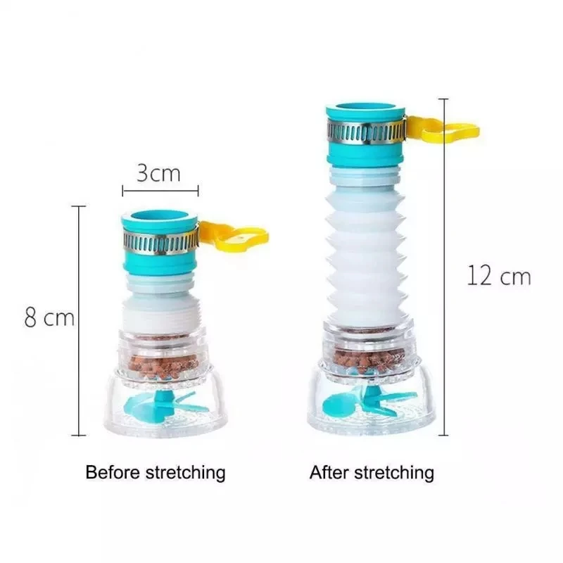 NEW Adjustable Water Tap Extension Upgrade Version Double Filter Shower Water Tap Faucet Extender Home Kitchen Accessories 
NEW Adjustable Water Tap Extension Upgrade Version Double Filter Shower Water Tap Faucet Extender Home Kitchen Accessories
