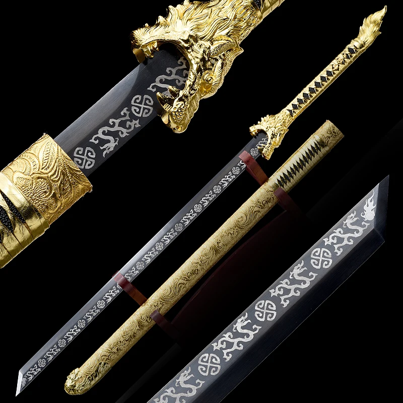 Китайские мечи, традиционные мечи ручной работы, ковка, 1095 сталь, черное резное лезвие, полностью из твердого дерева и кожи, ножницы, домашни...
Китайские мечи, традиционные мечи ручной работы, ковка, 1095 сталь, черное резное лезвие, полностью из твердого дерева и кожи, ножницы, домашни...