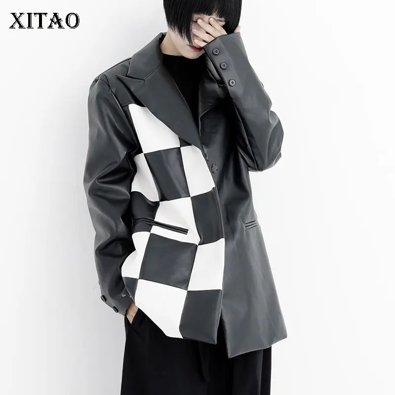 XITAO, клетчатая искусственная кожа, модная новинка, женский длинный рукав, один нагрудный карман, 2021, осенняя Свободная куртка из искусственн...
XITAO, клетчатая искусственная кожа, модная новинка, женский длинный рукав, один нагрудный карман, 2021, осенняя Свободная куртка из искусственн...