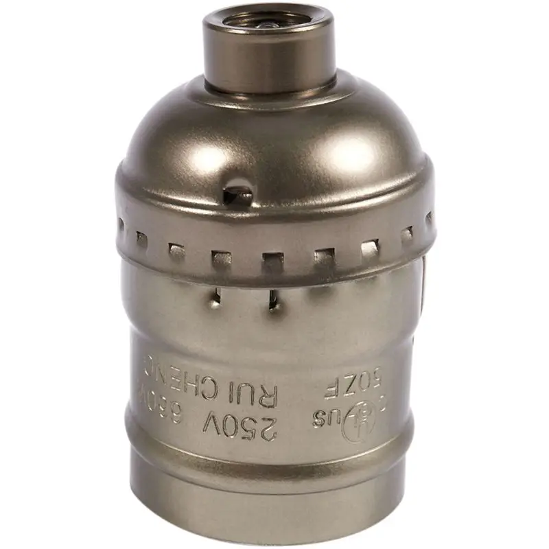 Vintage Lamp Light Base socket Holder adapter E27 Bulbs -Suitable for Bare Bulb Features No wire no switch,Antique brass
Vintage Lamp Light Base socket Holder adapter E27 Bulbs -Suitable for Bare Bulb Features No wire no switch,Antique brass