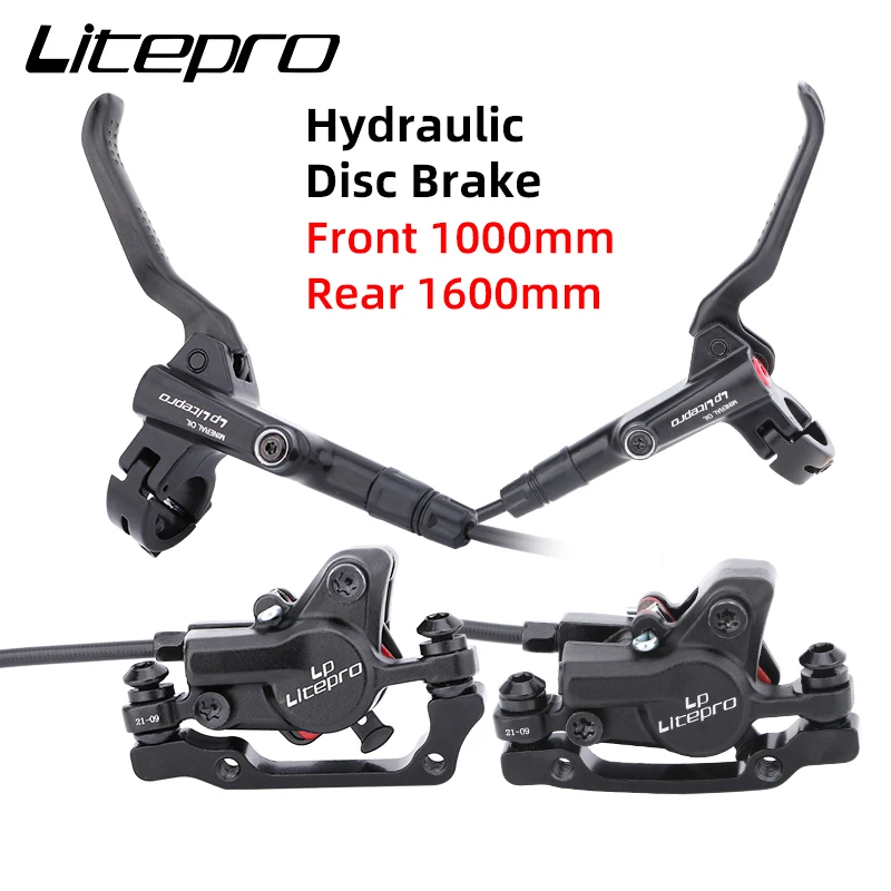 Litepro Bicycle hydraulic disc brake 1000mm/1600mm extended tubing mountain bike folding double piston BMX oil brake 160mm rotor
Litepro Bicycle hydraulic disc brake 1000mm/1600mm extended tubing mountain bike folding double piston BMX oil brake 160mm rotor