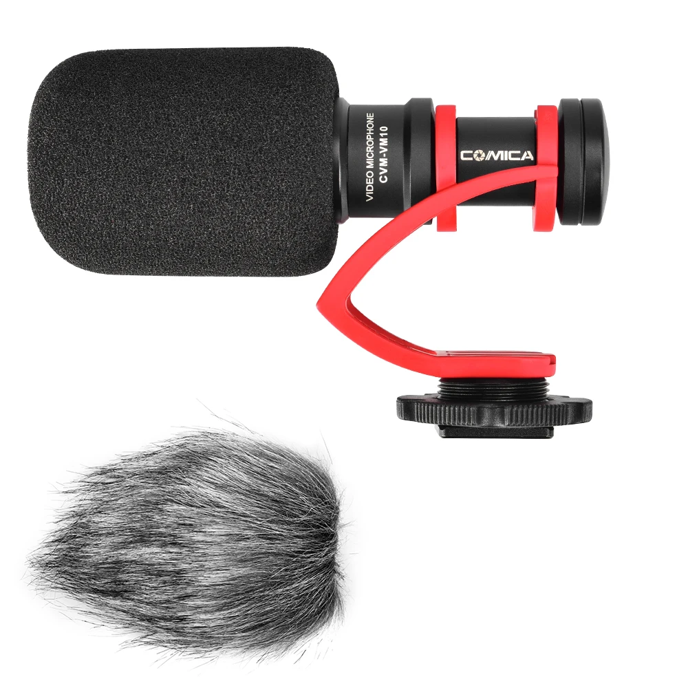COMICA CVM-VM10II Video Recording Mic on Camera / Phone Micro-phone for Canon Nikon Sony DSLR Camcorder for IPhone Samsung S9 S1
COMICA CVM-VM10II Video Recording Mic on Camera / Phone Micro-phone for Canon Nikon Sony DSLR Camcorder for IPhone Samsung S9 S1