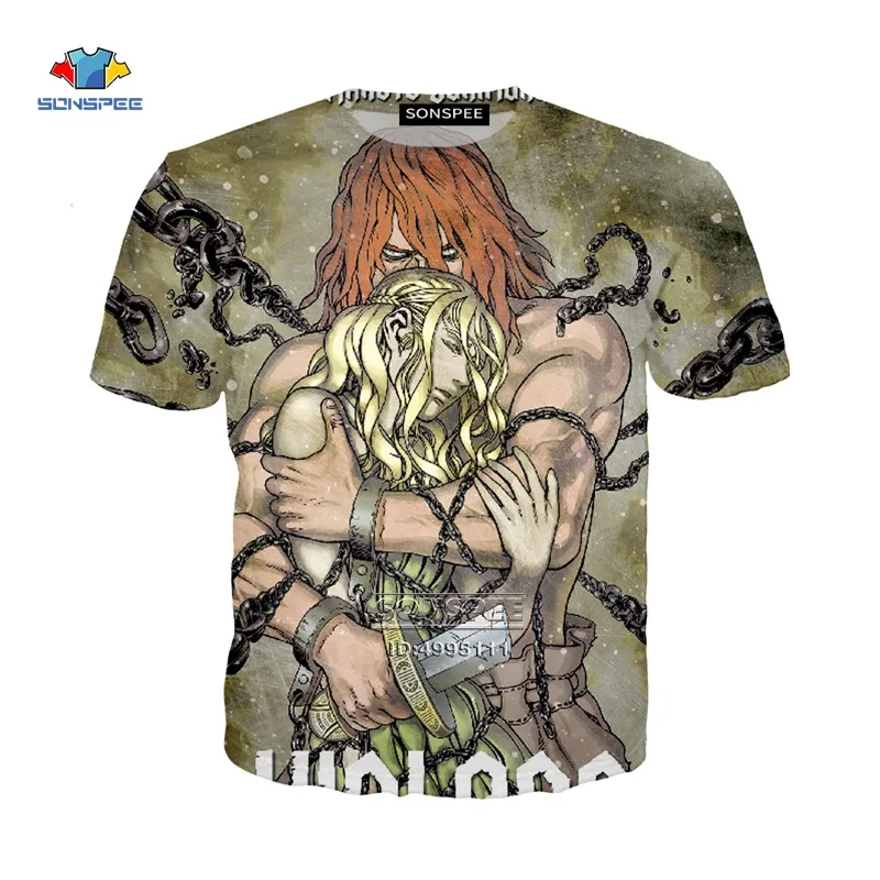 SONSPEE 3D Print Japan Anime Vinland Saga Women's T-shirt Men's TShirt Harajuku Summer Short Sleeve Casual Tops Streetwear
SONSPEE 3D Print Japan Anime Vinland Saga Women's T-shirt Men's TShirt Harajuku Summer Short Sleeve Casual Tops Streetwear