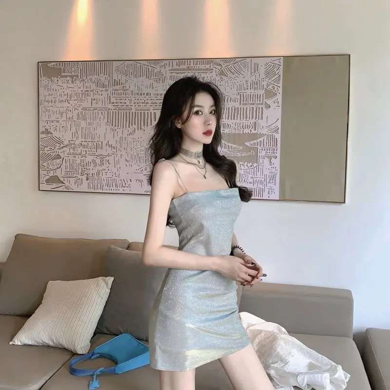 Summer Women's Dress 2021 Sexy Backless Low Chest Bag Hip Sleeveless Sling Nightclub Dress party mini dress Short skirt dresses
Summer Women's Dress 2021 Sexy Backless Low Chest Bag Hip Sleeveless Sling Nightclub Dress party mini dress Short skirt dresses