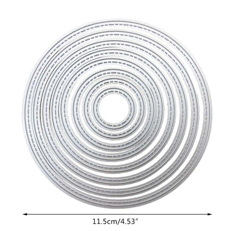 OOTDTY 8pcs/set Circle Round Frame Metal Cutting Dies Stencil Scrapbooking DIY Album Stamp Paper Card Embossing Decor Craft
OOTDTY 8pcs/set Circle Round Frame Metal Cutting Dies Stencil Scrapbooking DIY Album Stamp Paper Card Embossing Decor Craft