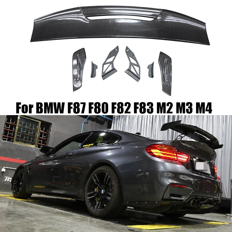 For BMW F87 F80 F82 F83 M2 M3 M4 2014UP Real Carbon Fiber Rear Trunk GT Spoiler MAD Style Boot Wing Car Styling
For BMW F87 F80 F82 F83 M2 M3 M4 2014UP Real Carbon Fiber Rear Trunk GT Spoiler MAD Style Boot Wing Car Styling